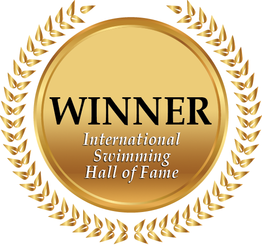Award for swim lessons from the International Swimming Hall of Fame