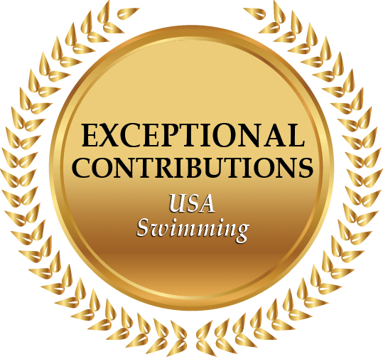 Award for Exceptional Contributions from USA Swimming